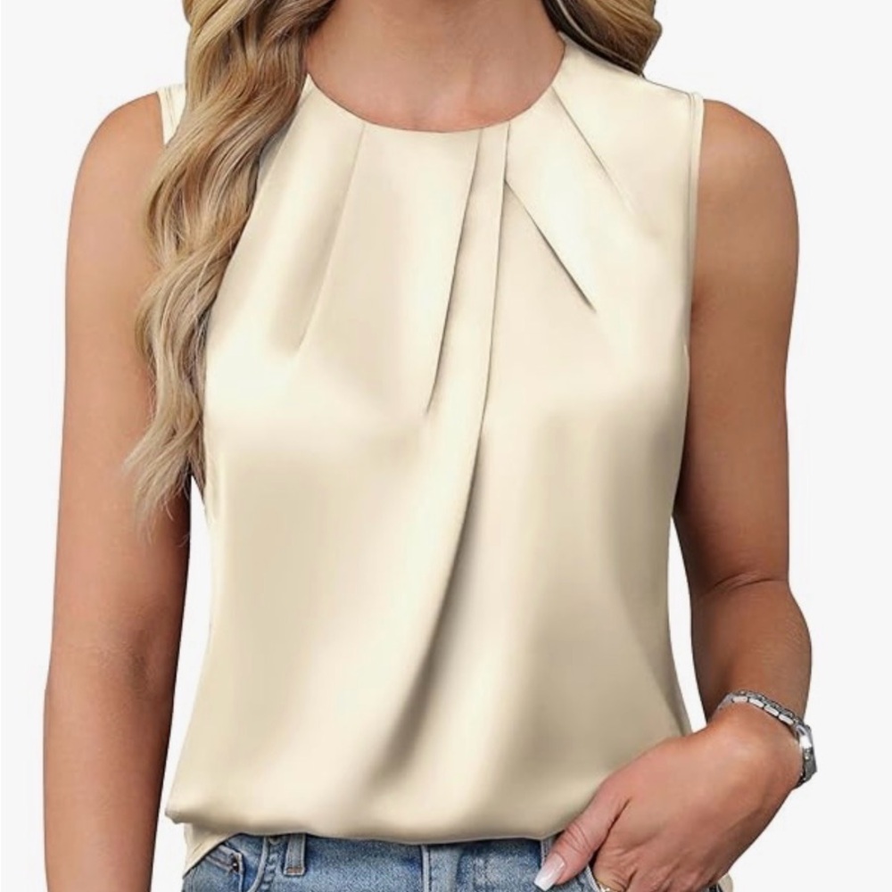 Elegant Sleeveless Top blouse Small